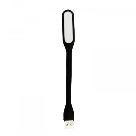 Mini LED Lamp Silicone USB Negru