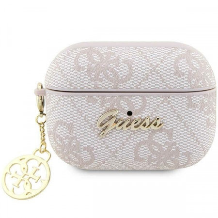 Original Husa GUESS 4G Charm Collection GUAP2G4GSMP pentru Airpods Pro 2 cover pink