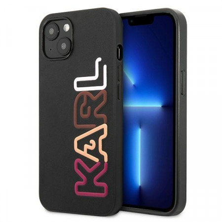 Original Pouch KARL LAGERFELD Multipink Brand KLHCP13MPCOBK for Iphone 13 Black