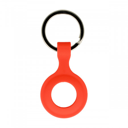 Silicone key ring pentru Airtag orange