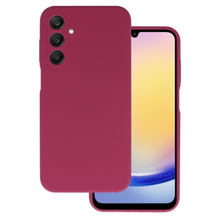 Silicone Lite Case for Samsung Galaxy A25 5G burgundy