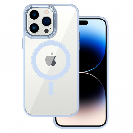 Tel Protect Magnetic Clear Carcasa pentru Iphone 11 Pro Max Light Albastru