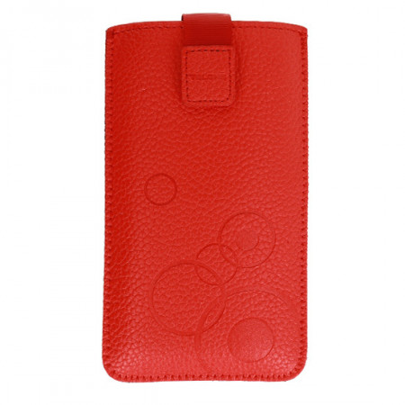Telone Deko 1 Husa (Size 19) pentru Samsung A22 5G/S20 Ultra/Xiaomi Redmi 9A/Redmi 9C/Poco X3 Rosu