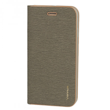 Vennus Book Husa with frame pentru Iphone 12 Pro Max grey