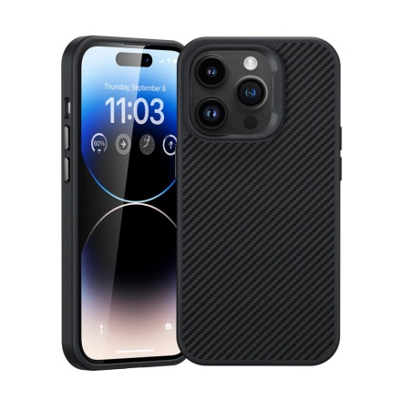 Benks Magnetic Hybrid Armor Pro Kevlar Case 600D for Iphone 14 Pro Max black