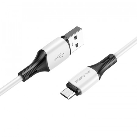 Cablu Borofone BX79 - USB to Micro USB - 2,4A 1 metre white