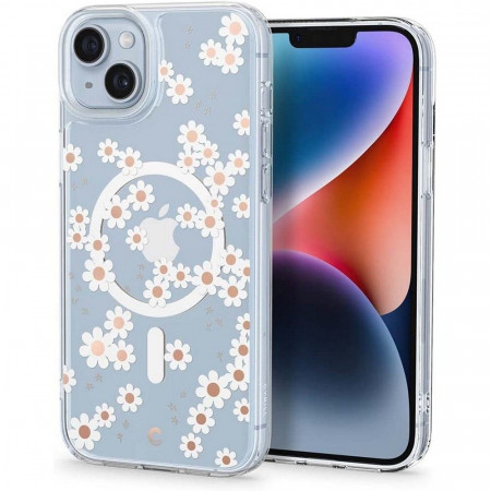 Carcasa SPIGEN Cyrill Cecile Mag Magsafe ACS06624 pentru Iphone 15 Pro Max - White Daisy