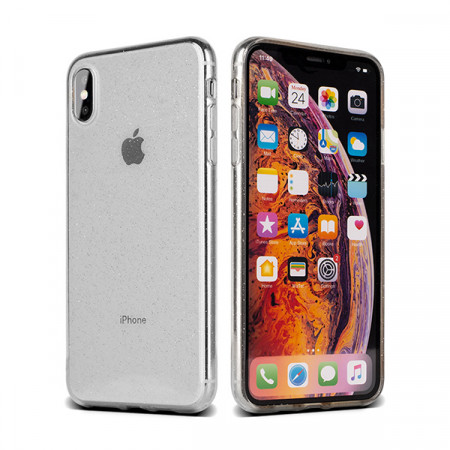 Crystal Glitter Husa pentru Xiaomi Rosumi Note 10 Pro/Note 10 Pro Max Silver