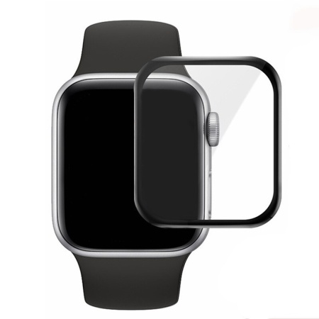 Folie Sticla TempeRosu Acrylic Full Glue pentru Apple Watch 4/5/6/SE 40mm