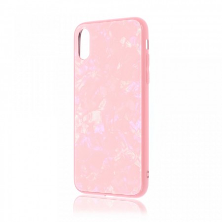 Husa iPhone X sau XS High Pro Shield Glass Pink