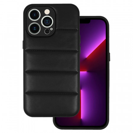 Leather 3D Carcasa pentru Samsung Galaxy S23 design 2 Negru