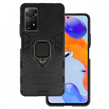 Ring Armor Carcasa pentru Xiaomi Redmi Note 11 Pro/Note 11 Pro 5G Negru