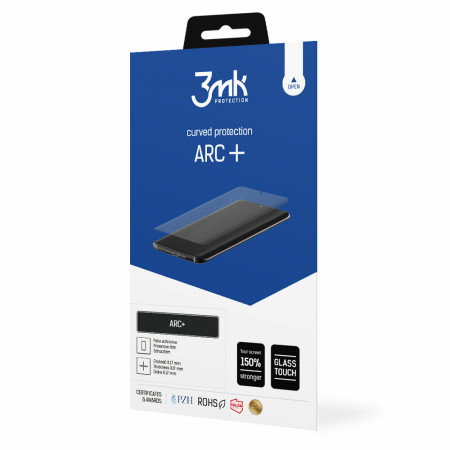 Screen Protector 3MK ARC+ FS Fullscreen for Samsung Galaxy S24 Plus