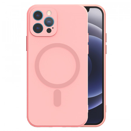 TEL PROTECT MagSilicone Case for Iphone 12 Pro Light pink