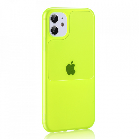 TEL PROTECT Window Husa pentru Iphone 12 Mini Lime