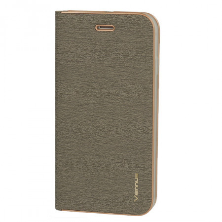 Vennus Book Case with frame for Huawei P8 Lite *** (2017) / P9 Lite *** (2017) grey