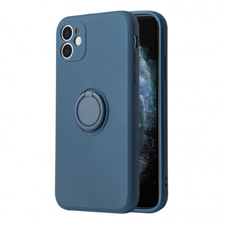 Vennus Silicone Ring for Iphone 14 Pro Max Blue