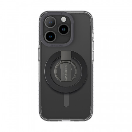 Amazing Thing Titan Pro Mag Ring Grip Case IP156.7PTRBK for Iphone 15 Pro Max black