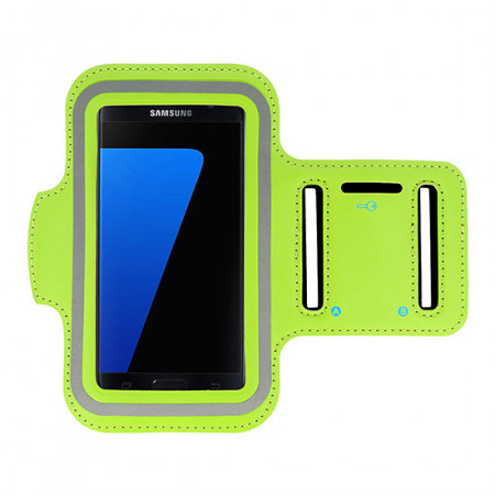 Armband SLIM Case for iPhone 11/11Pro/12/12Pro/13/13Pro/14/14 Pro/Samsung S20/S21/S22 (5,5 Inches) LIME