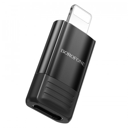 Borofone Adapter BV18 - Lightning to Type C - Negru
