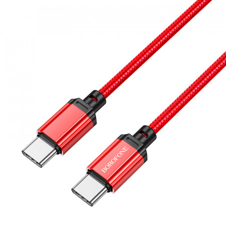 Borofone Cable BX87 Sharp - Type C to Type C - PD 60W 1 metre red