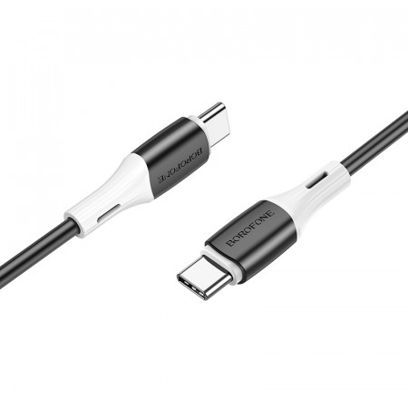 Cablu Borofone BX79 - Type C na Type C - 60W 3A 1 metre Negru