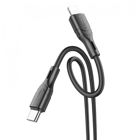 Cablu Borofone BX99 Method - Type C to Lightning - PD 27W 1 metre Negru