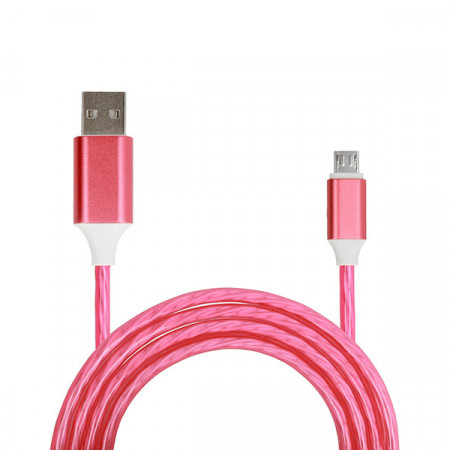 Cablu Flow - USB to Micro USB - 1 Meter Rosu (fast charge)