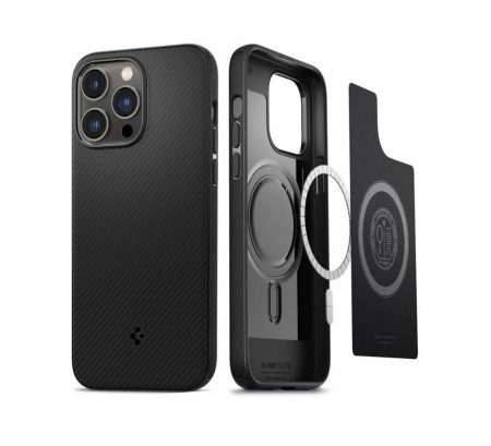 Carcasa SPIGEN Mag Armor Magsafe ACS06736 do Iphone 15 Pro - Matte Negru