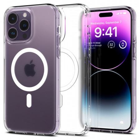 Carcasa SPIGEN Ultra Hybrid Mag Magsafe ACS06580 pentru Iphone 15 Pro Max - Frost Clear
