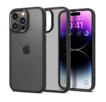 Carcasa SPIGEN Ultra Hybrid Mag Magsafe ACS06581 pentru Iphone 15 Pro Max - Frost Negru