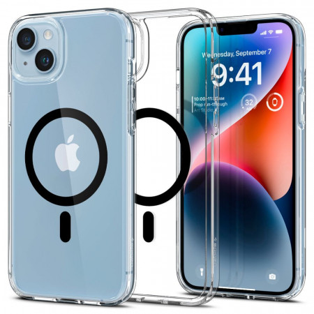 Carcasa SPIGEN Ultra Hybrid Mag Magsafe ACS06803 pentru Iphone 15 - Negru