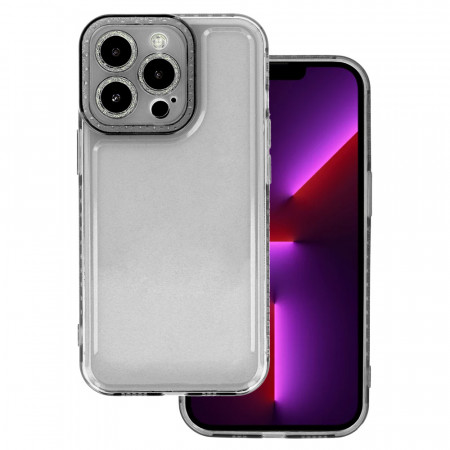 Crystal Diamond 2mm Case for Iphone 14 Plus Black