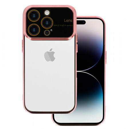 Electro Lens Carcasa pentru Iphone 13 Pro Rose Auriu
