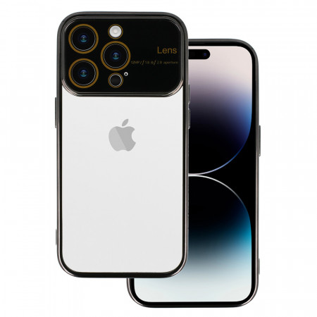 Electro Lens Carcasa pentru Iphone 15 Pro Max Negru