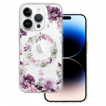 Husa Tel Protect Flower Magsafe pentru Iphone 13 design 6