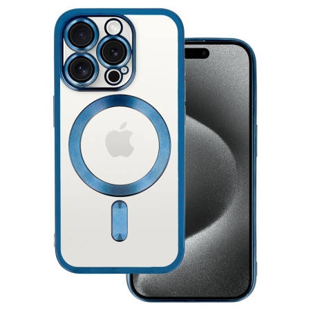 Metallic Magsafe Case for Iphone 14 Blue