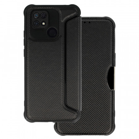 Razor Carbon Book Husa pentru Xiaomi Redmi 12C/11A black