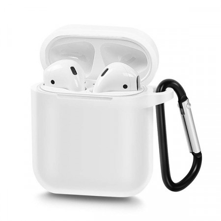 Silicone Carcasa pentru Airpods Type 1 - White
