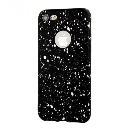 Splash Soft Husa silikon pentru IPHONE X negru-white