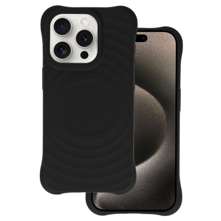 Tel Protect Wave Magsafe Case for Iphone 15 black