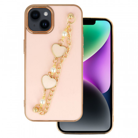 Trend Case for Iphone 14 Plus design 3 light pink