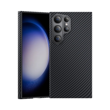 Benks Magnetic Armor Air Kevlar Case Metal Frame 600D for Samsung Galaxy S24 Ultra black