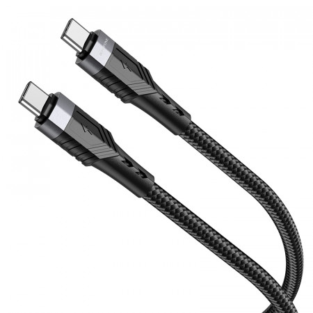 Borofone Cablu BU35 Influence - Type C to Type C - 60W 3A 1,2 metres black