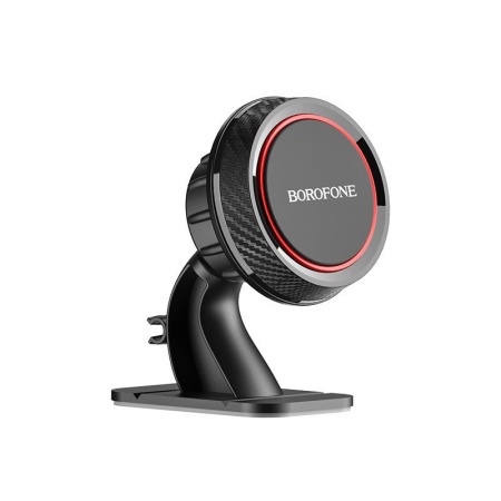 Borofone Suport Auto BH13 Journey Series magnetic, adhesive negru-rosu