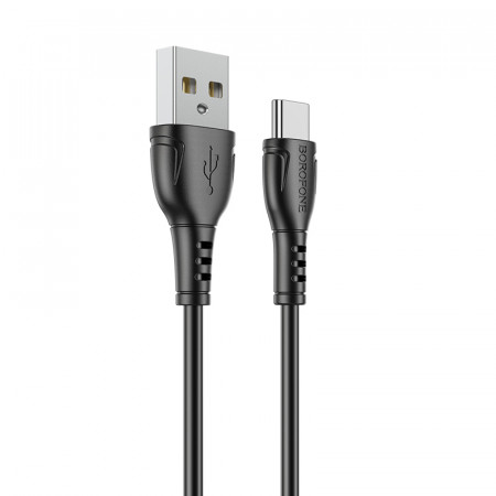 Cablu Borofone BX51 Triumph - USB to Type C - 3A 1 metre Negru