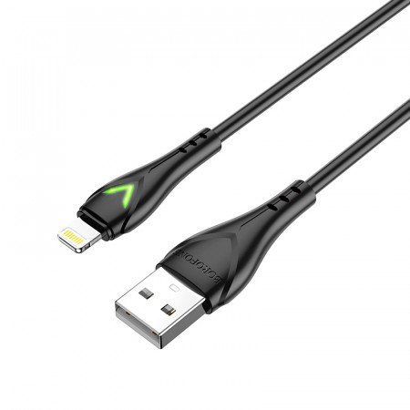 Cablu Borofone BX65 Bright - USB to Lightning - 2A 1 metre Negru