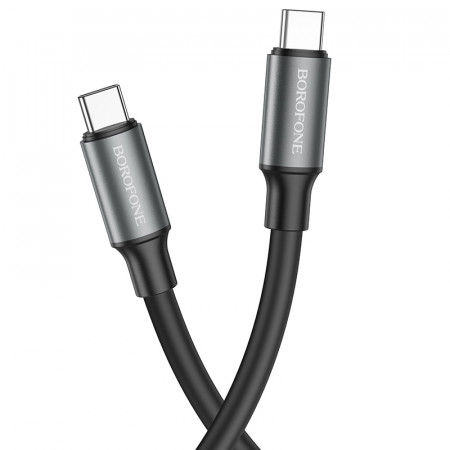 Cablu Borofone BX82 Bountiful - Type C to Type C - 60W 3A 1 metre Negru