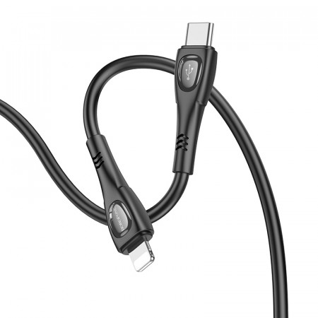 Cablu Borofone BX98 Superior - Type C to Lightning - PD 27W 1 metre Negru