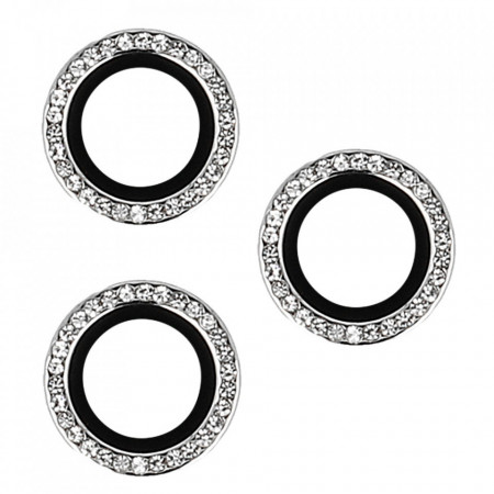 Folie Sticla Tempered HARD DIAMOND pentru camera (LENS) pentru Iphone 14 Pro/14 Pro Max silver (3 pieces)
